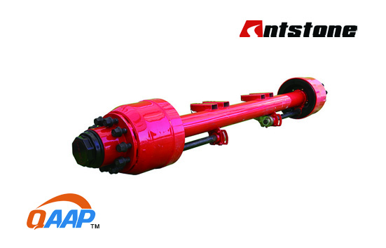 Low loaded trailer axle