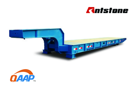 ROLL TRAILER WITH FIXED GOOSENECK